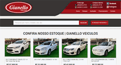 Desktop Screenshot of gianello.com.br